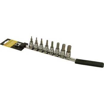 Bit Sada nářadí CRUZTOOLS SOCKET BIT SET HEX 8-PIECE SET METRIC