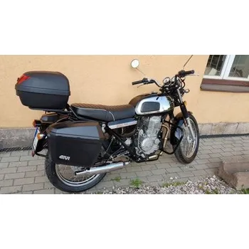 Zadní nosič Jawa 350 OHC spolu s motocyklem