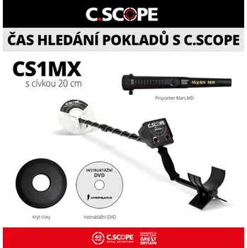 Detektor kovů Detektor kovů C.Scope CS1MX pinpointer set