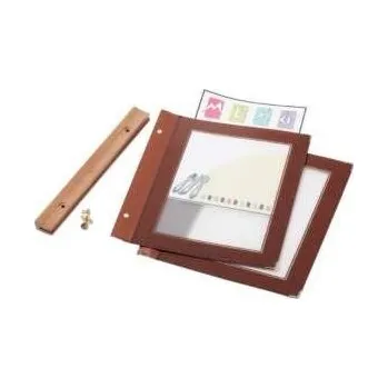 PGX 3927 2BR Vložka náhradní do jídelních lístků Wood formát A5 hnědá
