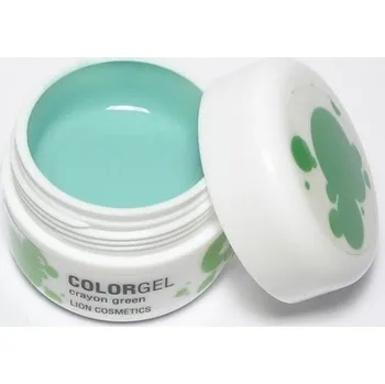 LION COSMETICS Lion UV gel barevný, crayon zelený 12ml