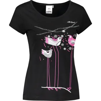 Dámské triko ALTISPORT CARRYOVER ALW043122 ČERNORŮŽOVÁ XL