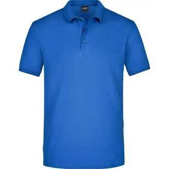 Pánské tričko Pánské triko s límečkem elastic JAMES NICHOLSON JN710 ROYAL S