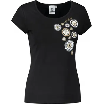 Dámské tričko Dámské triko ALTISPORT ALW053122 ČERNOZLATÁ S