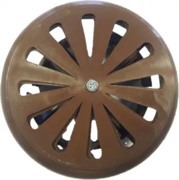 Větrací mřížka Mikawi Mřížka nastavitelná od 100-150 mm hnědá