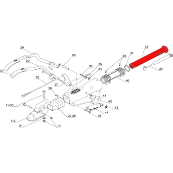 Přívěs Tažná trubka náj. brzdy BPW ZAF 2,0-2