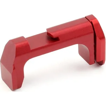 Sportovní střelba Action Army CNC zvětšený záchyt zásobníku pro AAP-01 Assassin - červený