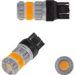 LED T20 (7443) oranžová, COB 360⁰, 9-60V, 12W