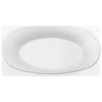 Talíř PGX 4841 225 Talíř mělký bílý porcelán Kolín 22 x 22 cm