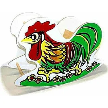 Houpací kůň Kohout houpací bílá