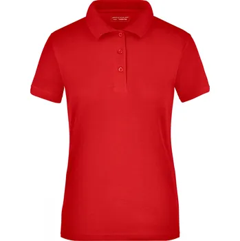 Dámské tričko Dámské triko s límečkem funkční cooldry JAMES NICHOLSON JN197 RED S