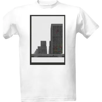 Tričko s potiskem Tetris town pánské