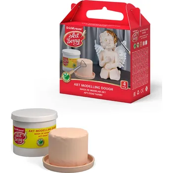 Modelovací hmota Erich Krause Modelína s Aloe Vera, 2 barvy, 4 kelímky