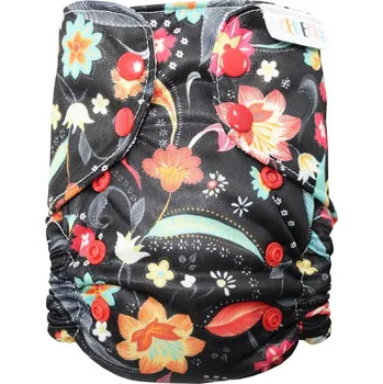 Plenkové kalhoty Breberky Ai2 BIO (S) - Noční květy PAT