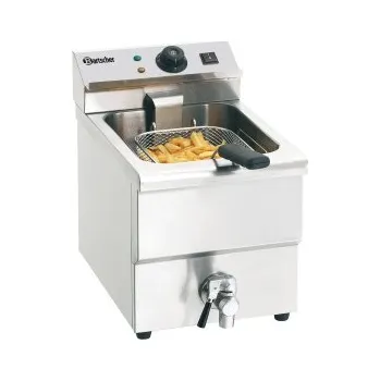 fritéza Bartscher A150.307 Fritéza elektrická s výpustným ventilem IMBISS - 1 x 8,0 litru