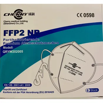 respirátor Respirátor 5-vrstvý FFP2 balení 6 kusů