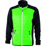 Pánská bunda JAMES NICHOLSON JN593 BLACK/GREEN/WHITE XL