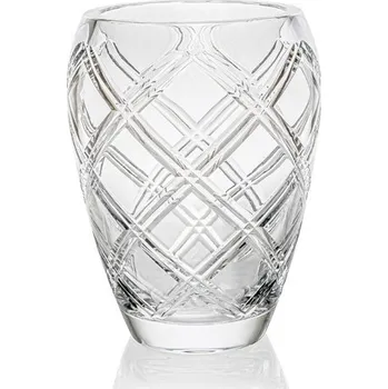 Váza Křišťálová váza, BORDER, Gold Crystal, 23,5 cm