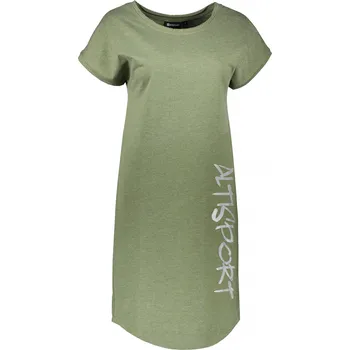 Dámské šaty Dámské šaty ALTISPORT BHUMA LSKT327 ZELENÁ S