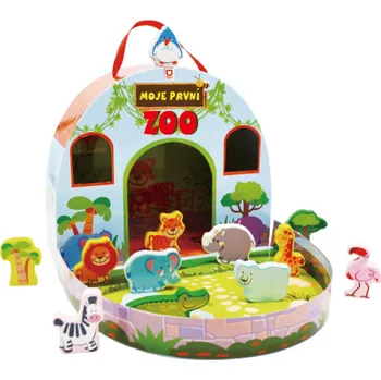 Figurka Rappa Moje dřevěné ZOO v kufru