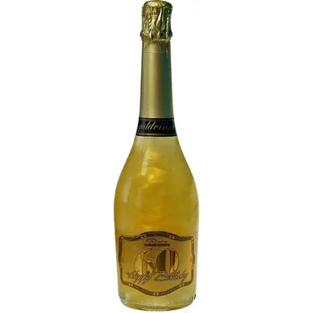 Perleťové šampaňské GHOST gold - Happy Birthday 60