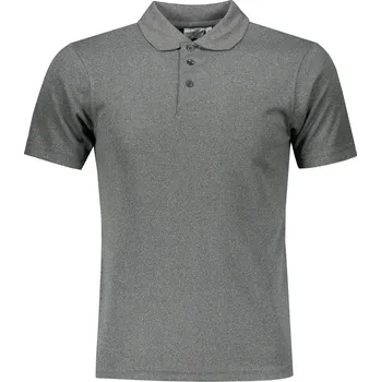 Pánské tričko Pánské triko s límečkem funkční classic JAMES NICHOLSON JN720 DARK MELANGE S