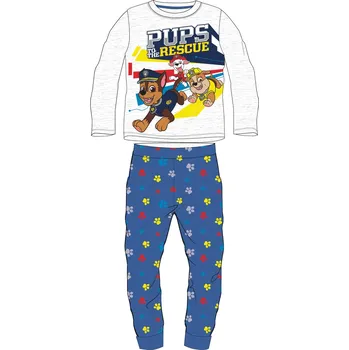 Pyžamo TLAPKOVÁ PATROLA Pups Rescue, vel. 104, 122, 128cm, šedo-modré, dlouhé Velikost: 122cm