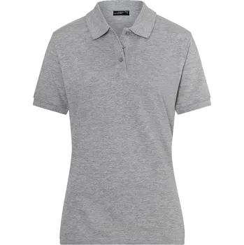 Dámské tričko Dámské triko s límečkem premium JAMES NICHOLSON JN071 GREY HEATHER S