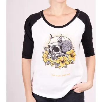 Dámské tričko Dámské Triko BLACK HEART SWEET EVIL RG Barva: Bílá, Velikost: XL