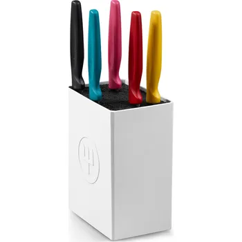 Kuchyňský nůž Wüsthof Dreizack Solingen Create Collection Blok s barevnými noži 5 ks 1095395602