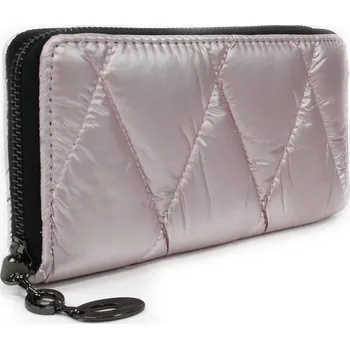 Peněženka Světle růžová zipová dlouhá dámská peněženka Kaleigh
