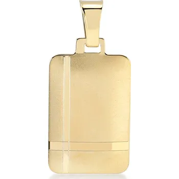 Přívěsek Lillian Vassago Zlatý přívěsek placička LLV22-GP030Y