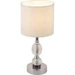 Globo 24136T | BRONN stolní lampička | 1xE14 | bílá | Š: 21 cm |