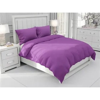 Povlečení Bavlněné povlečení SUZY Fialové (1x peřina 140 x 220 cm + 1x polštář 70 x 90 cm) 2041080-PVNM-140x220