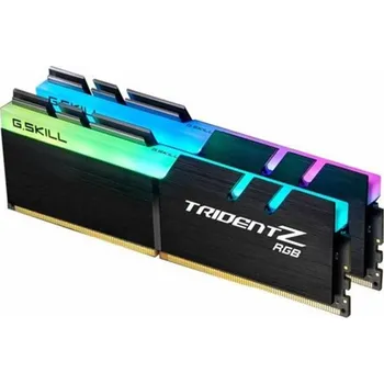 Operační paměť G.Skill DIMM 32 GB DDR4-3200 (2x 16 GB) Dual-Kit (schwarz, F4-3200C16D-32GTZR, Trident Z RGB, INTEL XMP)