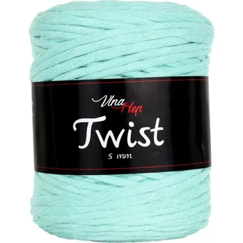 Vlna-hep Twist 5mm - 8134 pastelová modrá