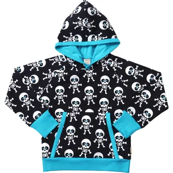 Chlapecká mikina Dětská mikina s kapucí Kostlivec Halloween Maxomorra Velikost: 98/104