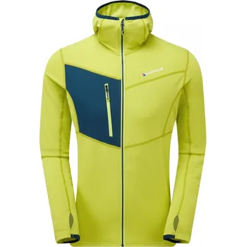 Pánská mikina Bunda MONTANE Alpine Raid Hoodie Barva: Citrus Green, Velikost: XL