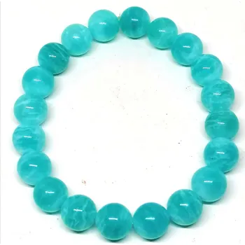 Náramek Amazonit v AA kvalitě,10mm (luxusní náramek)