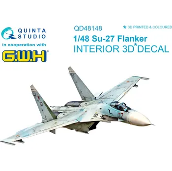 Plastikový model 1/48 Su-27 3D-Printed&colour Interior (GWH)