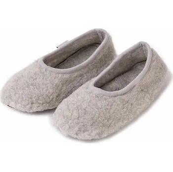 Dámské baleríny Vlnka Dětské vlněné baleríny šedá velikost obuv dětské 25-29