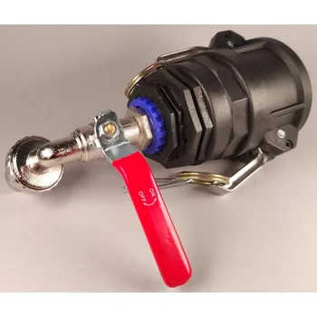 IBC redukce camlock s mosazným kohoutem 3/4"