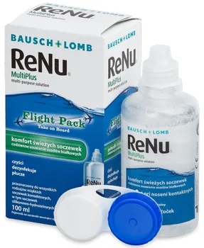 Roztok na kontaktní čočky Bausch + Lomb ReNu Multipurpose solution Flight Pack 100 ml