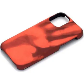 Měnící se termo ochranný kryt pro Apple iPhone 13 Pro Max - černo/červený