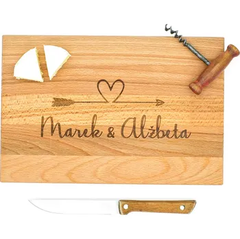 Kuchyňské prkénko Bukové prkénko s gravírováním