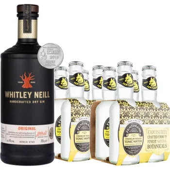 Gin Whitley Neill original gin 0,7L 43% (sada) + Fentimans indian tonic 0,2L 8ks