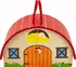Dřevěná hračka Teddies Domeček farma s doplňky 15 ks