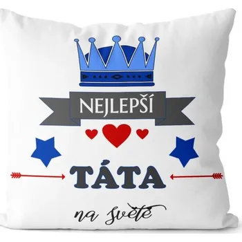 Dekorativní polštářek Polštář Nejlepší táta na světě
