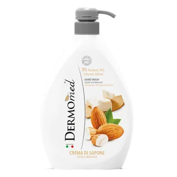 Mýdlo Dermomed Crema di Sapone Karitè e Mandorla tekuté mýdlo bambucké máslo/mandlový olej 1 l