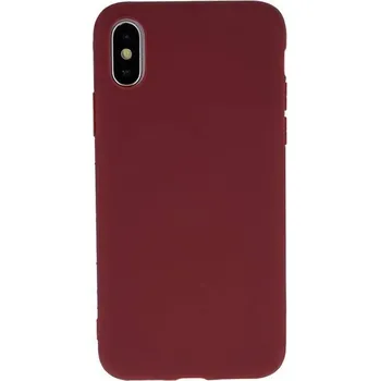 Pouzdro na mobilní telefon Kryt Oppo Reno 5 4G/5G Back Gel Matt vínový